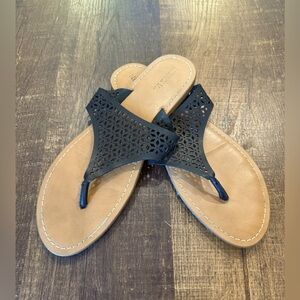 Merona laser cut sandals